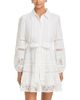 Layered With Love Layered with Love Aubrey Tie Front Shirt Dress - 1
