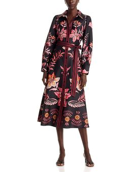 Layered With Love Layered with Love Caroline Long Sleeve Floral Shirt Dress