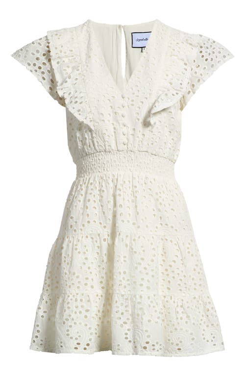 LAYERED WITH LOVE LAYERED WITH LOVE Lil Jane Eyelet Lace Minidress