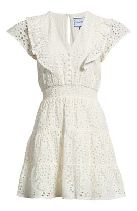 LAYERED WITH LOVE LAYERED WITH LOVE Lil Jane Eyelet Lace Minidress