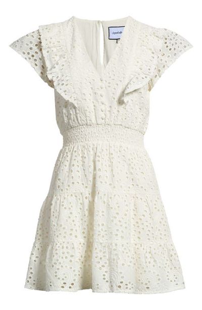 LAYERED WITH LOVE LAYERED WITH LOVE Lil Jane Eyelet Lace Minidress