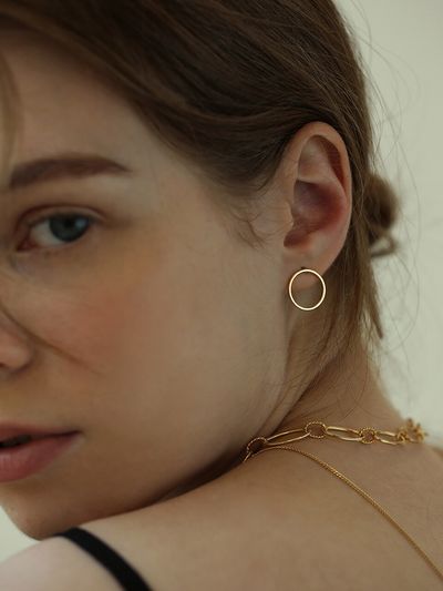 LAZYDAWN Circle Earring E020