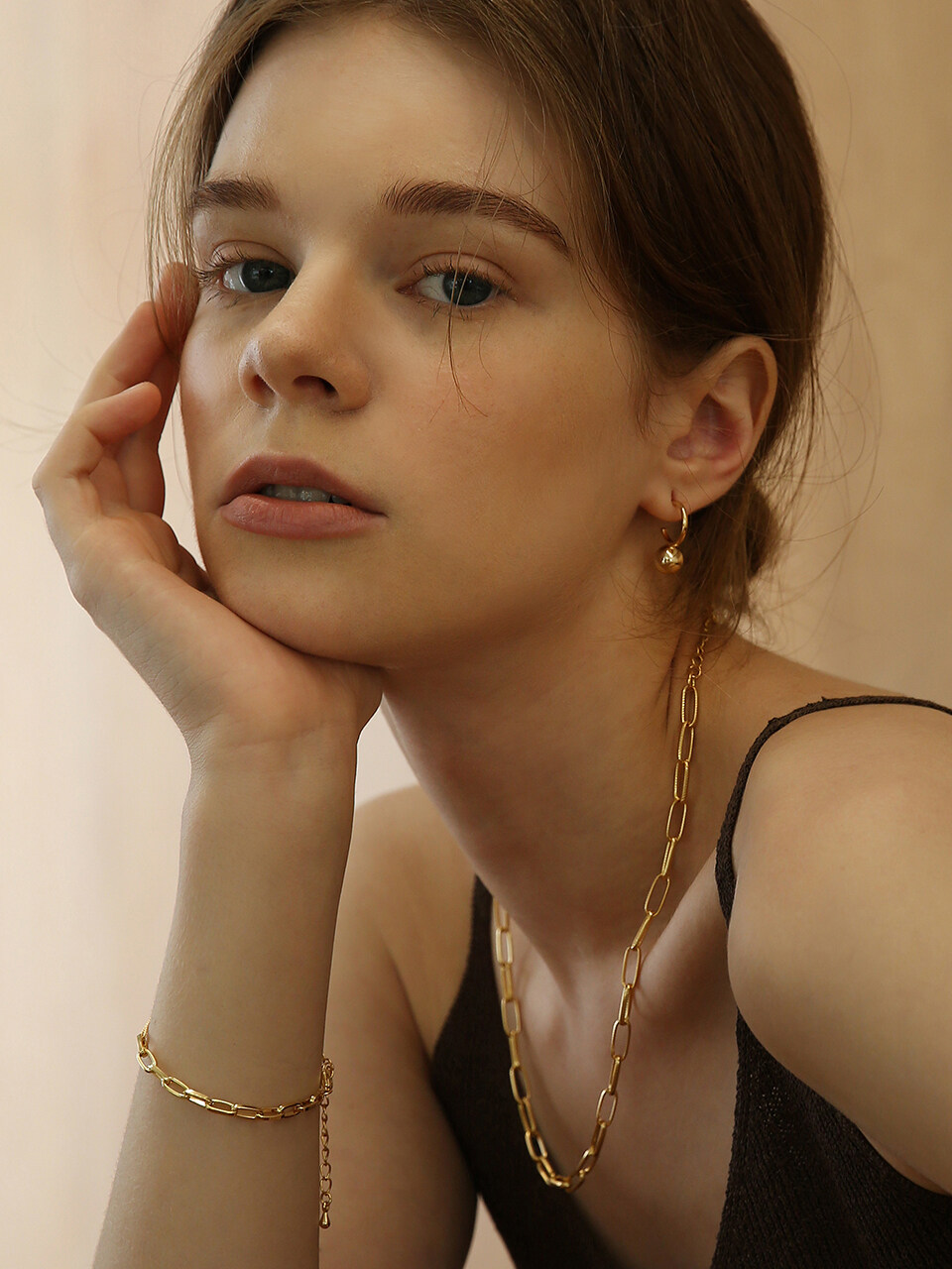 LAZYDAWN Clip Chain Necklace N003