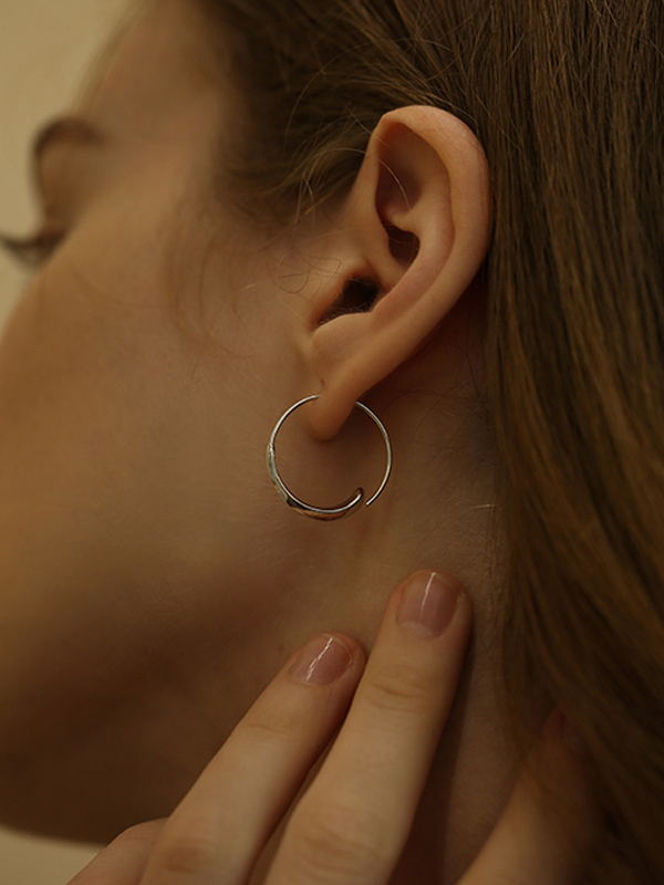 LAZYDAWN Modern Round Earring E021