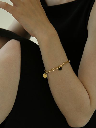 LAZYDAWN Round Chain Bracelet B010