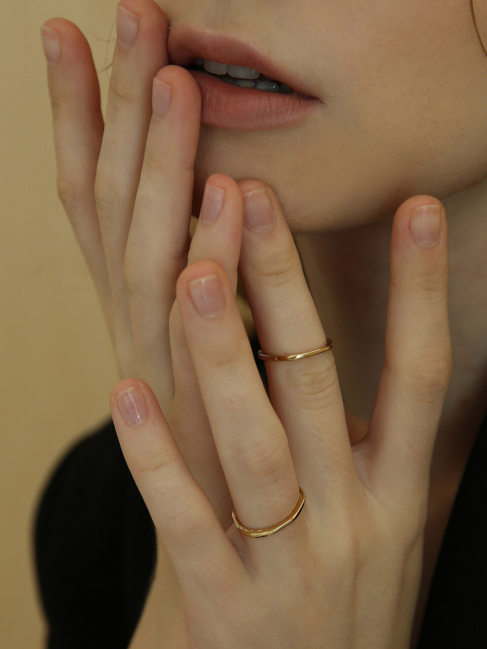 LAZYDAWN Scratch Wave Ring R014