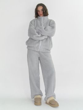 lazyz Cozy Fuzzy Oversized Premium Fleece Pants