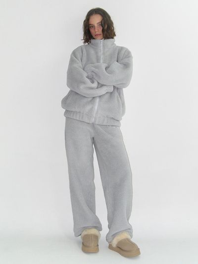 lazyz Cozy Fuzzy Oversized Premium Fleece Pants
