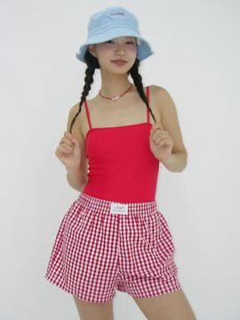 lazyz Uniform Short Pants (Red,Black)