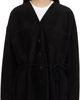 LE17SEPTEMBRE LE17SEPTEMBRE Black Collarless Suede Jacket - 1