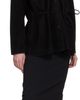 LE17SEPTEMBRE LE17SEPTEMBRE Black Collarless Suede Jacket - 4