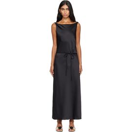 LE17SEPTEMBRE LE17SEPTEMBRE Black Draped Back-Scoop Maxi Dress
