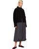 LE17SEPTEMBRE LE17SEPTEMBRE Black Funnel Neck Suede Jacket - 4