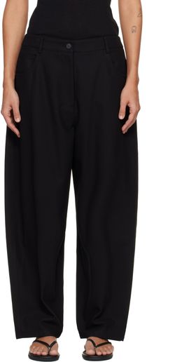 LE17SEPTEMBRE LE17SEPTEMBRE Black Oblong Trousers