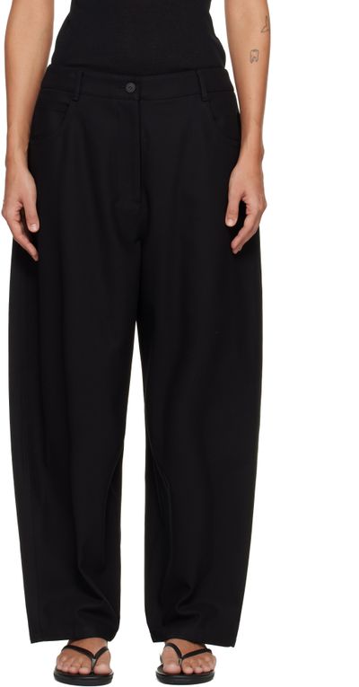 LE17SEPTEMBRE LE17SEPTEMBRE Black Oblong Trousers