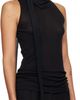 LE17SEPTEMBRE LE17SEPTEMBRE Black Scarf Sleeveless Jersey Top - 2