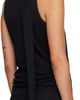 LE17SEPTEMBRE LE17SEPTEMBRE Black Scarf Sleeveless Jersey Top - 3