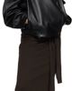 LE17SEPTEMBRE LE17SEPTEMBRE Black Sculptured Leather Jacket - 4