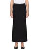 LE17SEPTEMBRE LE17SEPTEMBRE Black Wool-Blend Column Maxi Skirt - 1