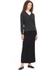 LE17SEPTEMBRE LE17SEPTEMBRE Black Wool-Blend Column Maxi Skirt - 4