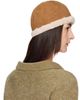 LE17SEPTEMBRE LE17SEPTEMBRE Brown Fleece Trim Faux-Suede Reversible Hat - 3