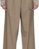 LE17SEPTEMBRE LE17SEPTEMBRE Brown Overwrap Wide Trousers - 1