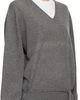 LE17SEPTEMBRE LE17SEPTEMBRE Gray Cashmere Blend Wholegarment V-Neck Sweater - 2