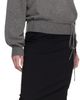 LE17SEPTEMBRE LE17SEPTEMBRE Gray Cashmere Blend Wholegarment V-Neck Sweater - 4