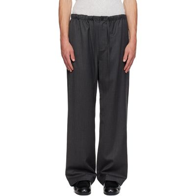 LE17SEPTEMBRE LE17SEPTEMBRE Gray Elasticized Easy Trousers