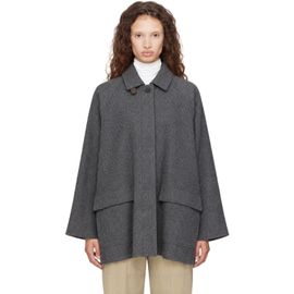 LE17SEPTEMBRE LE17SEPTEMBRE Gray Flare Wool Half Coat