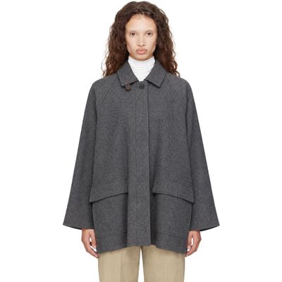 LE17SEPTEMBRE LE17SEPTEMBRE Gray Flare Wool Half Coat