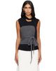 LE17SEPTEMBRE LE17SEPTEMBRE Gray Refined Wrap Tube Top - 1