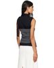 LE17SEPTEMBRE LE17SEPTEMBRE Gray Refined Wrap Tube Top - 3