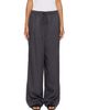 LE17SEPTEMBRE LE17SEPTEMBRE Gray Silky Drawstring Trousers - 1