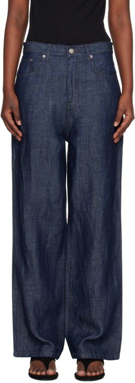 LE17SEPTEMBRE LE17SEPTEMBRE Navy Straight Denim Jeans