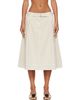 LE17SEPTEMBRE LE17SEPTEMBRE Off-White Kate Denim Midi Skirt - 1