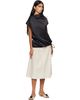 LE17SEPTEMBRE LE17SEPTEMBRE Off-White Kate Denim Midi Skirt - 4