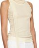 LE17SEPTEMBRE LE17SEPTEMBRE Off-White Scarf Sleeveless Jersey Top - 2