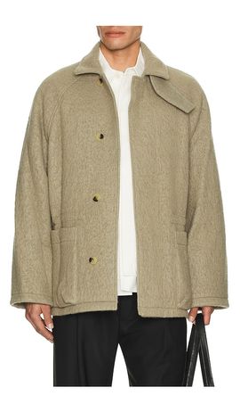 Le17Septembre Le17Septembre Wool Hunting Half Coat