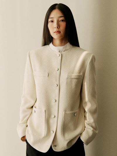 Le abonne Tweed Long Jacket
