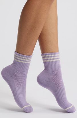 Le Bon Shoppe Le Bon Shoppe Girlfriend Stripe Quarter Socks