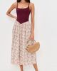 LE BOP LE BOP Alix Paisley Dress Burgundy Paisely - 5