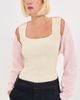 LE BOP LE BOP Amelia Convertible Scarf Shrug Pink - 2