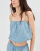 LE BOP LE BOP Anita Taffeta Blouse Blue Pearl - 2