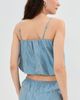 LE BOP LE BOP Anita Taffeta Blouse Blue Pearl - 3
