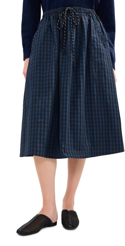 LE BOP LE BOP Arlen Skirt Black/Blue Gingham