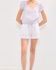 LE BOP LE BOP Babydoll Blouse Lilac Gingham - 5