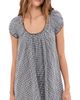 LE BOP LE BOP Babydoll Mini Dress Black/White Gingham - 1