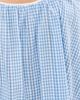 LE BOP LE BOP Babydoll Mini Dress Sky/White Gingham - 6