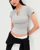 LE BOP LE BOP Bisou Top Heather Grey - 2